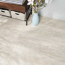 Basic Travertine Beige & Cream 24x48 Matte Porcelain Tile