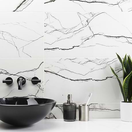 Drama Breach 12x24 Polished Porcelain Tile