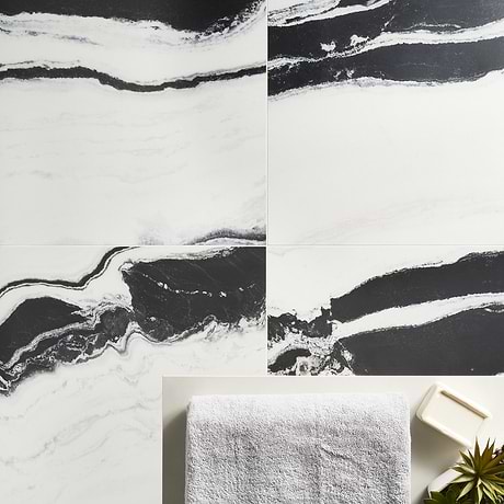 Drama Wave 24x24 Matte Porcelain Tile