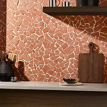 Terra Cortona Piazza Matte Terracotta Mosaic Tile