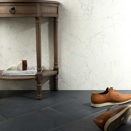 Fordham Nero 12x24 Black Matte Porcelain Floor and Wall Tile