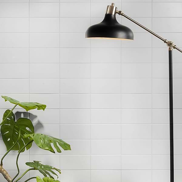 Stacy Garcia Maddox White 4x8 Matte Ceramic Wall Tile