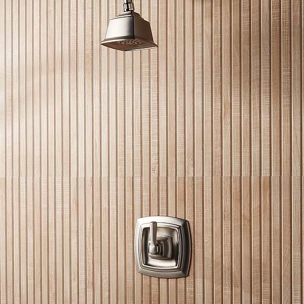 Kenridge Ribbon Maple Brown 24x48 Wood Look Matte Fluted Porcelain Tile