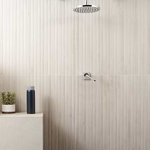 Kenridge Ribbon White 24x48 Wood Look Matte Fluted Porcelain Tile