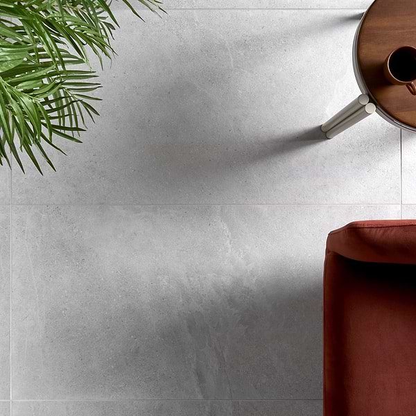 Lune Ice Light Gray 24x48 Matte Porcelain Tile