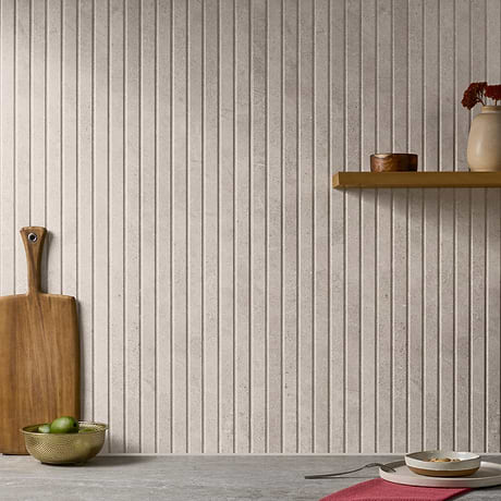 Lune Ribbon Beige 24x48 Matte Porcelain Tile
