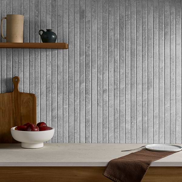 Lune Ribbon Gray 24x48 Matte Porcelain Tile