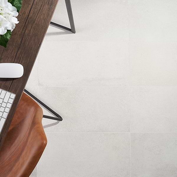 Bronx White 12x24 Matte Porcelain Tile