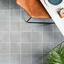 Art Geo by Elizabeth Sutton Cement Gray 8x8 Matte Porcelain Tile