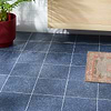 Art Geo by Elizabeth Sutton Terrazzo Blue 8x8 Matte Porcelain Tile