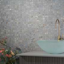 Portrait Ocean Blue 1x1 Matte Porcelain Mosaic Tile