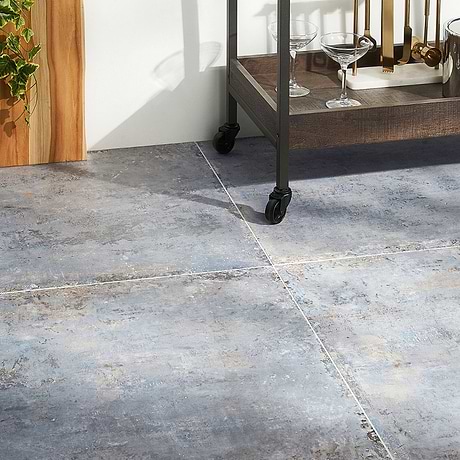 Portrait Ocean Blue 24x48 Matte Porcelain Tile