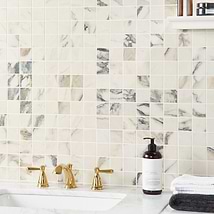 DreamStone Calacatta Rustico 2x2 Matte Porcelain Mosaic