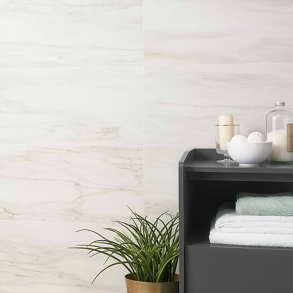 DreamStone Dolomite Snow 12x24 Matte Porcelain Tile