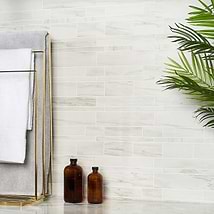 DreamStone Dolomite Snow Railroad Matte Porcelain Mosaic