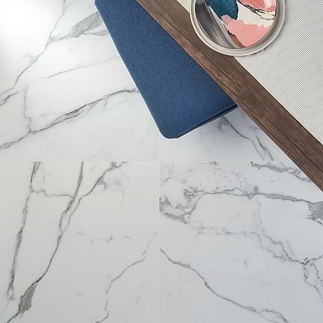 DreamStone Statuario Valley 24x24 Matte Porcelain Tile