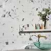 DreamStone Statuario Valley White 2x2 Matte Porcelain Mosaic; in White with Gray Brown Veining Porcelain; for Backsplash, Bathroom Floor, Bathroom Wall, Commercial Floor, Floor Tile, Kitchen Floor, Kitchen Wall, Outdoor Floor, Outdoor Wall, Pool Tile, Shower Floor, Shower Wall, Wall Tile; in Style Ideas Classic, Contemporary, Modern, Traditional, Transitional; released 2025; new, trends