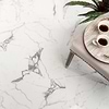 DreamStone Statuario Venato White 12x24 Polished Porcelain Tile; in White with Grey Veining Porcelain; for Backsplash, Bathroom Floor, Bathroom Wall, Commercial Floor, Floor Tile, Kitchen Floor, Kitchen Wall, Outdoor Floor, Outdoor Wall, Shower Wall, Wall Tile; in Style Ideas Classic, Contemporary, Modern, Traditional, Transitional
