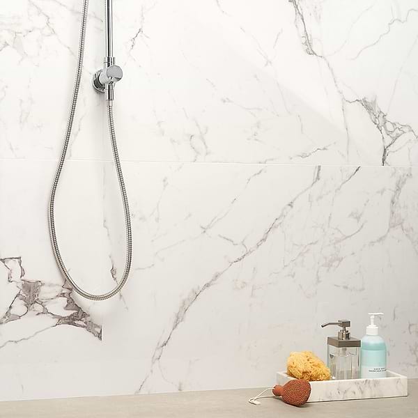 DreamStone Statuario Venato 24x48 Polished Porcelain Tile