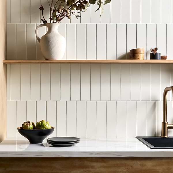 Roller White 3x11 Matte Porcelain Subway Tile