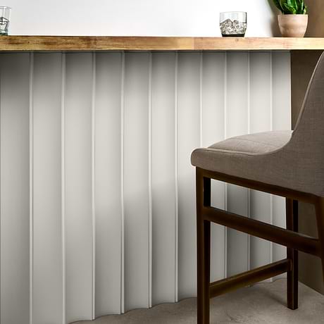 Roller Fluted Column White 4x36 3D Handmade Matte Ceramic Tile
