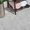 Bond Nimbus Silver Fishscale Plume Matte Porcelain Mosaic Tile