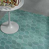 Bond Viridum Green Foliage Matte Porcelain Mosaic Tile