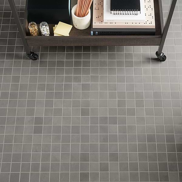 Clay Awake Gray 2x2 Matte Porcelain Mosaic