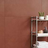 Clay Grace Red 16x32 Tile Matte Porcelain Tile; in Red Porcelain; for Backsplash, Bathroom Floor, Bathroom Wall, Commercial Floor, Floor Tile, Kitchen Floor, Kitchen Wall, Outdoor Wall, Shower Floor, Shower Wall, Wall Tile; in Style Ideas Contemporary, Industrial, Mid Century, Modern, Traditional, Transitional