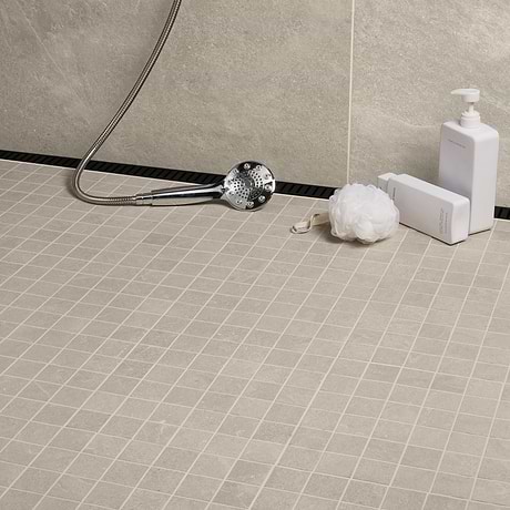 Era Crema Beige 2x2 Limestone Look Matte Porcelain Mosaic Tile
