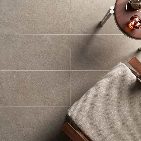 Era Caramel Brown 12x24 Limestone Look Matte Porcelain Tile