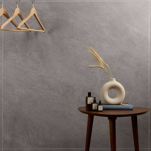 Era Slate Gray 48x48 Limestone Look Matte Porcelain Tile
