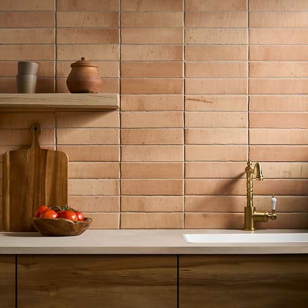 Saltillo Sand Terracotta 2.5x10 Matte Porcelain Tile