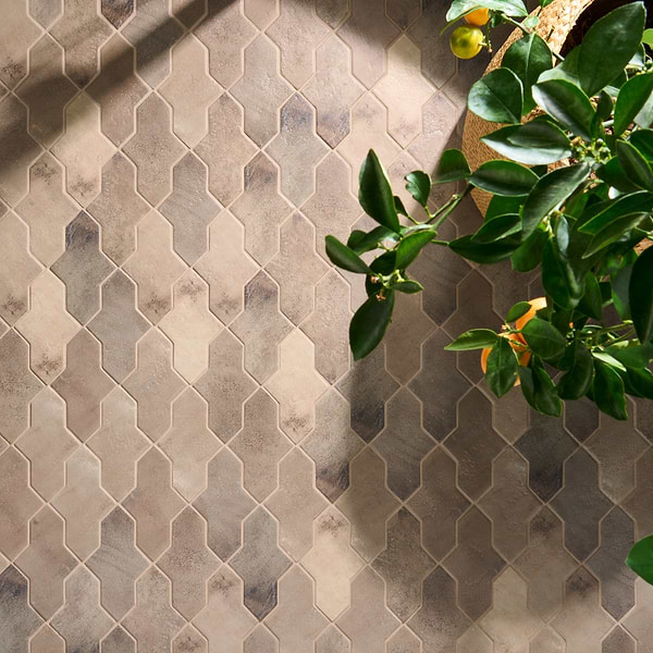 Parma Cruz Taupe Brown 5x8 Terracotta Look Matte Porcelain Tile