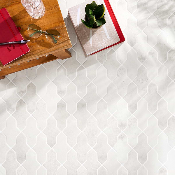 Parma Cruz White 5x8 Terracotta Look Matte Porcelain Tile