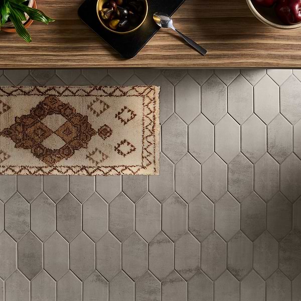 Morocco Dove Gray 4x8 Picket Matte Porcelain Tile