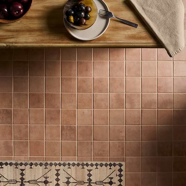 Morocco Terracotta 4x4 Square Matte Porcelain Tile