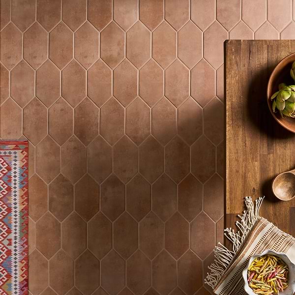 Morocco Terracotta 4x8 Picket Matte Porcelain Tile