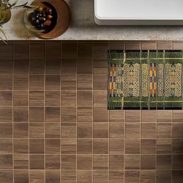 Morocco Willow Brown 4x4 Square Matte Porcelain Tile
