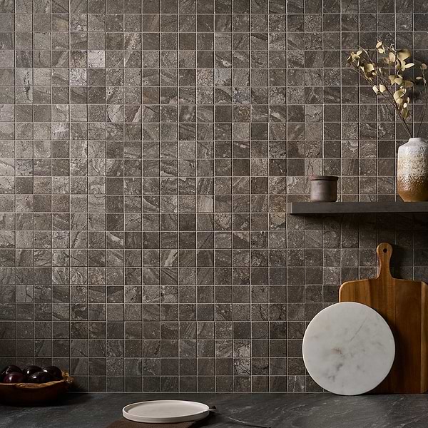Santo Earth Brown 2x2 Matte Porcelain Mosaic Tile