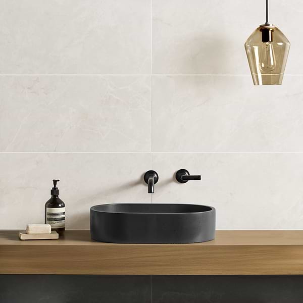 Boscato Cream White 12x24 Marble Look Matte Porcelain Tile