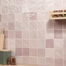 Portmore Pink 4x4 Glazed Ceramic Wall Tile Portmore Pink 4x4 Glazed Ceramic Wall Tile