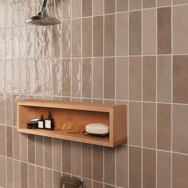 Portmore Taupe 3x8 Glazed Ceramic Tile