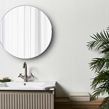Plaster Arrow White 18x48 Textured Matte Ceramic Tile