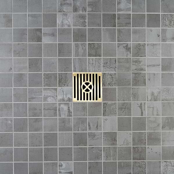 Angela Harris Inspira Steel Gray 2x2 Matte Porcelain Mosaic Tile