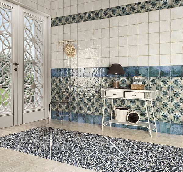 Angela Harris Dunmore Vechio Décor 8x8 Ceramic Tile