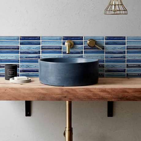 Decorative Glass Tile for Backsplash,Bathroom Wall,Shower Wall