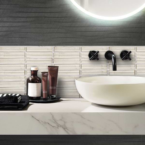 Maya Stacked Dawn Mosaic Tile