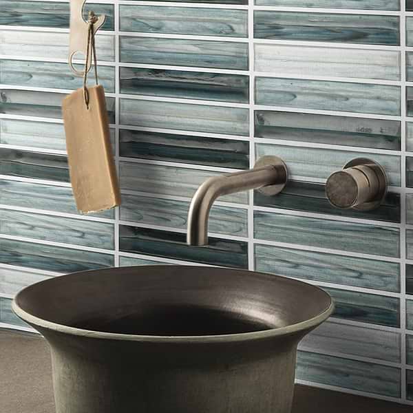 Maya Stacked Dusk Mosaic Tile