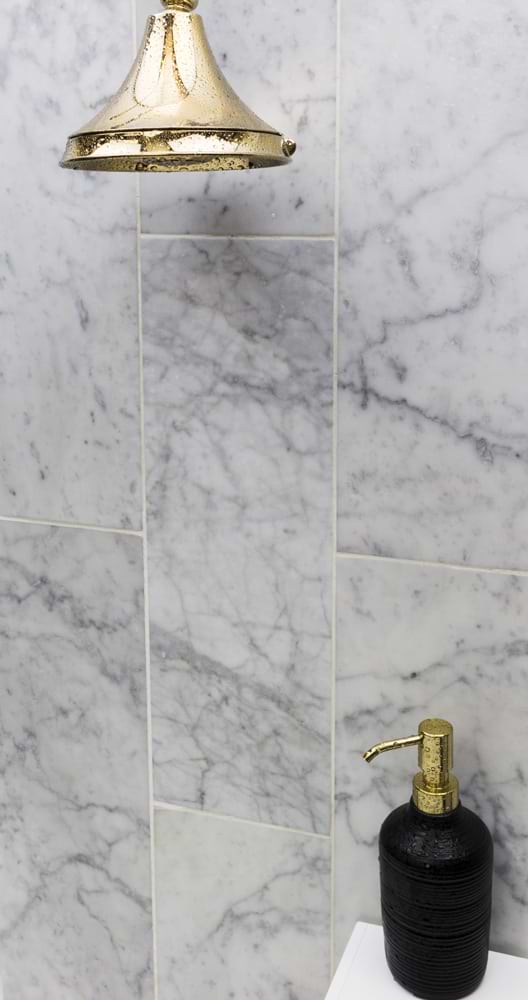 Zenith Carrara 6x18 Honed Marble Tile 